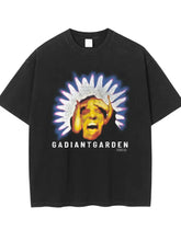 Men's Graphic Round Neck Half Sleeve T-Shirt Mens Tops