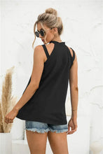Cutout Mock Neck Tank Tanks & Camis