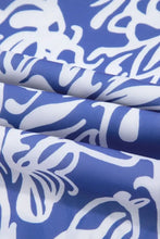 Floral Print Spaghetti Strap High Waist Dress Casual Dresses