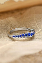 Lab-Grown Sapphire 925 Sterling Silver Rings Rings
