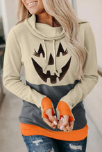 Long Sleeve Jack-O'-Lantern Graphic Sweatshirt Woman Sweatshirts