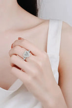 1 Carat Moissanite 925 Sterling Silver Heart Ring Rings