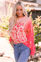 Printed Round Neck Dropped Shoulder Sweatshirt Strawberry Woman Sweatshirts