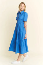 Jade By Jane Short Sleeve Button Down Midi Dress Woman Casual Dress