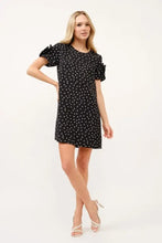 And The Why Embellished Sleeve Polka Dots Shift Dress Casual Dresses