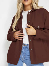 Button Down Denim Jacket Woman Outerwear