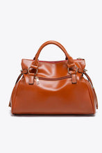 PU Leather Handbag with Tassels Handbags