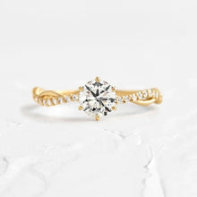 925 Sterling Silver Inlaid Zircon Ring