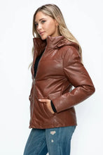 How Dare U Pocketed Zip Up Puffer Jacket with Removable Hood Woman Outerwear