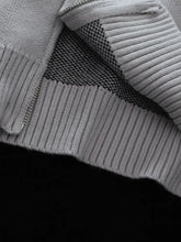 Men's Zip-Up Cardigan with Accent Stripes Cardigans