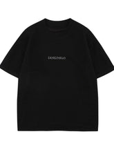 Men's Breathable Round Neck Short Sleeve T-Shirt Black