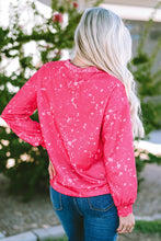 Christmas Santa Claus Tie Dye Print Pullover Sweatshirt Woman Sweatshirts