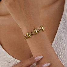 18K Gold-Plated Chain Link Bracelet Gold One Size