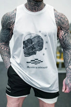 Men's Plus Size Graphic Round Neck Tank Black