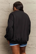 Simply Love Full Size Graphic Dropped Shoulder Sweatshirt Woman Sweatshirts