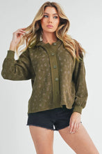 Aemi + Co Floral Button Up Hooded Jacket Woman Outerwear