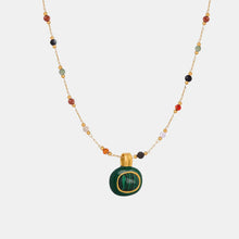 Titanium Steel Gold-plated Bead Necklace Style A One Size