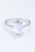 925 Sterling Silver Square Moonstone Ring Moonstone