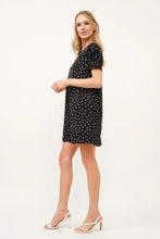 And The Why Embellished Sleeve Polka Dots Shift Dress Casual Dresses