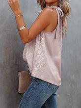 Tied Animal Print Cami