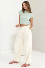 HYFVE Lettuce Hem Crop Top Woman T Shirts