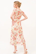 And The Why Fish-Net Floral Printed Midi Dress Casual Dresses
