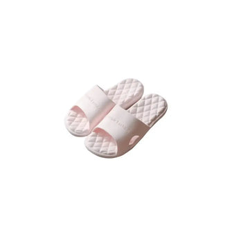 Open Toe Flats Slippers Blush Pink Woman Slippers
