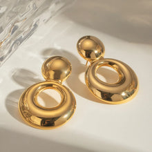 18K Gold-Plated Cutout Earrings