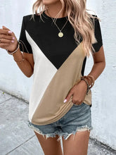 Color Block T-Shirt Woman T Shirts