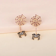 Spider Rhinestone Alloy Earrings Earrings