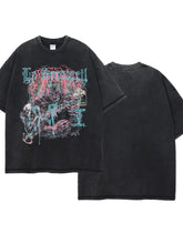 Men's Graphic Round Neck Half Sleeve T-Shirt Mens Tops