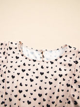 Heart Flutter Sleeve Ruffle Mini Dress