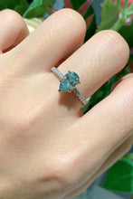 1.5 Carat Teardrop Shape Moissanite 925 Sterling Silver Ring Rings