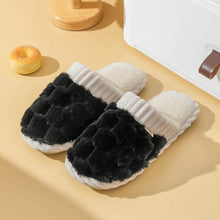 Round Toe Flats Slippers Black Woman Slippers