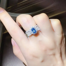 1 Carat Moissanite Zircon 925 Sterling Silver Ring Silver Rings