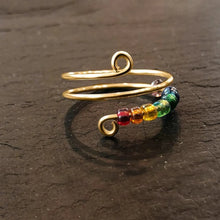 925 Sterling Silver Bead Wrap Ring Rings