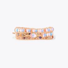 Opal Beaded Bracelet Multicolor One Size Necklaces