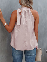 Tied Animal Print Cami