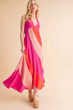 Aemi+Co Color Block Sleeveless Maxi Dress Casual Dresses