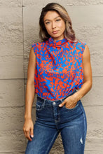 Perfee Printed Round Neck Tank Top Tanks & Camis