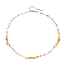 Two-Tone Chain Link Necklace