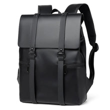 PU Leather Adjustable Strap Backpack Bag Black One Size
