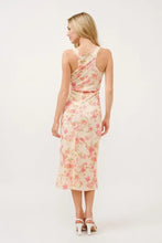 And The Why Floral Fishnet Bodycon Midi Dress Casual Dresses