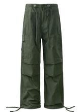 Men's Cargo Pants with Drawstring Hem Moss