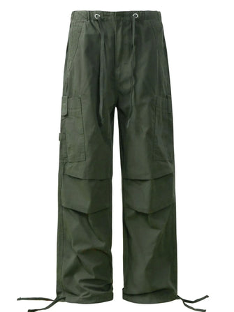 Men's Cargo Pants with Drawstring Hem Moss