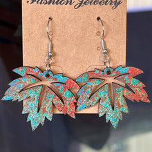 Wooden Dangle Earrings Style A One Size