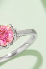 1 Carat Moissanite Contrast 925 Sterling Silver Ring Rings