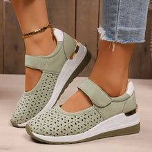 Round Toe Wedge Sneakers Woman Sneakers