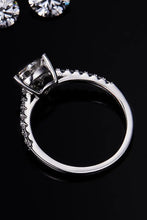 1 Carat Moissanite Triangle 925 Sterling Silver Ring Rings