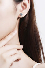 Moissanite Floral-Shaped Stud Earrings Earrings